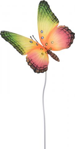 Градински стик "Пеперуда" 69см, снимка 4 - Градински стикове