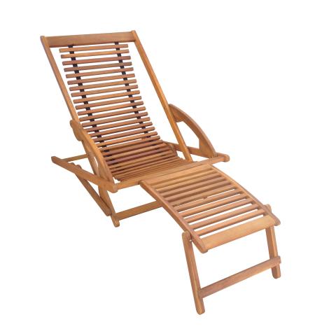 Дървен шезлонг, снимка 3 - Дървени шезлонги