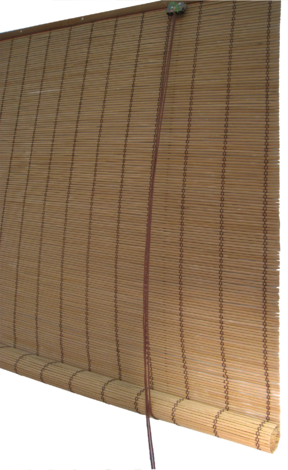 Бамб щора 90х180 кафяви широки - Бамбукови щори