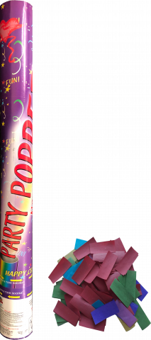 Конфета, H30см/Ф50мм, цветни ленти - Конфети и гърмящи