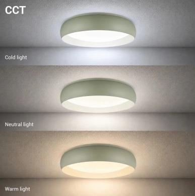 LED плафон Optonica 24 W бял/резеда, снимка 3 - Плафони