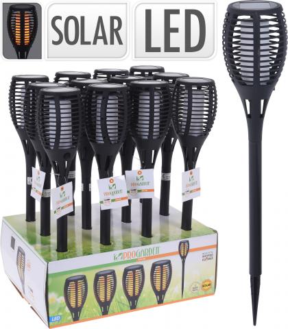 LED соларна градинска факла - Соларни лампи