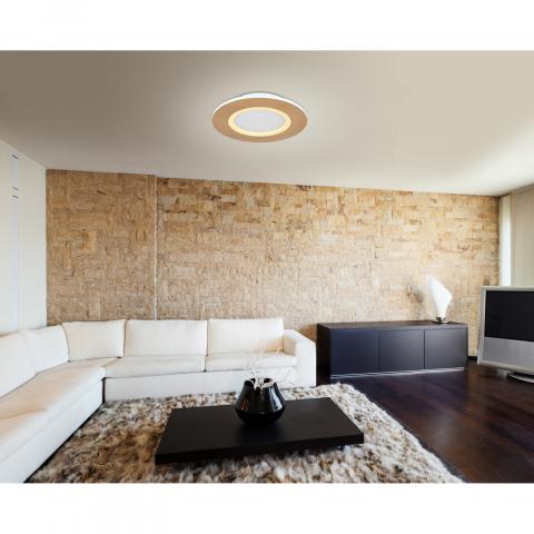 LED Плафон CLAY 23W 2560Lm, ф300, 2700-6500K, снимка 4 - Осветителни тела