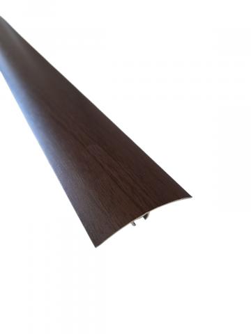 Преходна алуминиева лайстна 30 мм тъмен орех 270 см - Аксесоари за ламиниран паркет