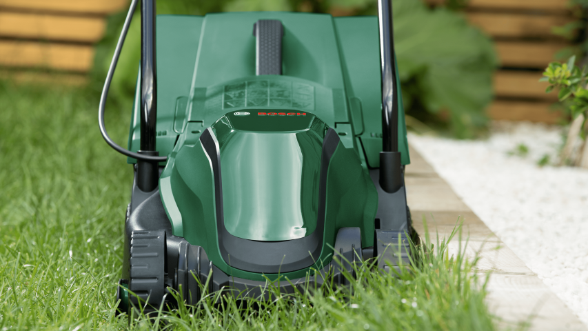 Акумулаторна косачка BOSCH EASYMOWER 18V, 4.0Ah + AL 1830 CV, снимка 6 - Косачки