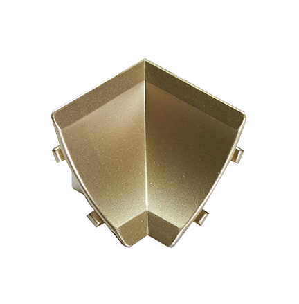 Вътрешен ъгъл 2 бр. за PF  злато - PVC аксесоари