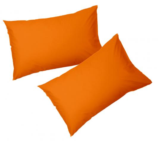 Комплект 2 бр. калъфка за възглавница 50x70 оранж - Калъфки, чаршафи, пликове
