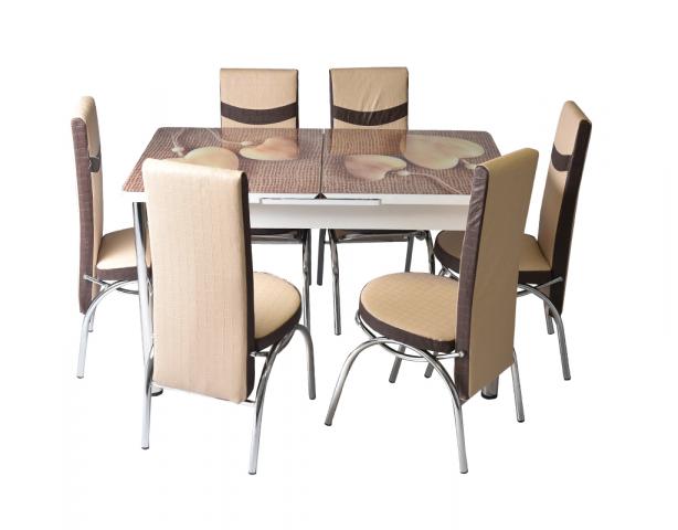 Трапезен комплект Романс със 6 стола - Трапезарни комплекти