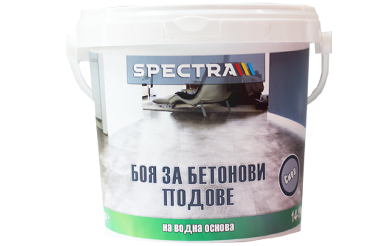 Боя за бетонни подове Spectra 2.4 кг, сива - Бои за бетон