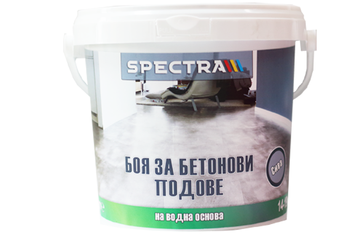Боя за бетонни подове Spectra 2.4 кг сива - Бои за бетон