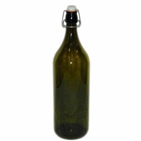 Стъклена бутилка Doppio 2000мл с херметическа капачка - Дамаджани, бутилки, бидони