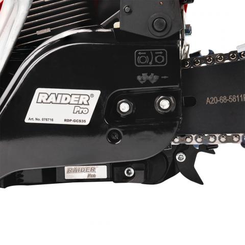 Бензинов верижен трион Raider RDP-GCS35, снимка 2 - Верижни триони