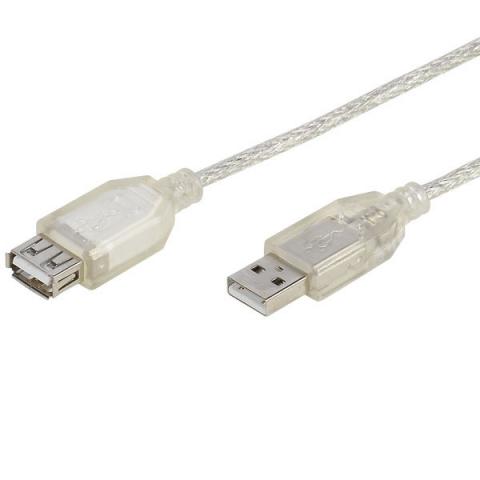 Удължителен USB 2.0 кабел, 1,8 м USB тип "A" F USB тип "A" M  25414 Vivanco - Кабели и адаптери тв & аудио