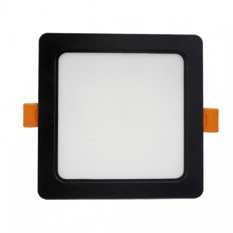 LED луна CARO черна IP54 18W 1440lm CCT, квадрат 170x170mm - Плафони за баня