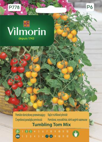 Вилморин семена Саксийни домати Tumbling Tom - Семена за плодове и зеленчуци