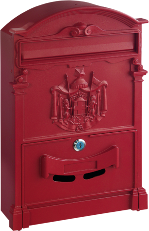Пощенска кутия ASHFORD червена - Пощенски кутии