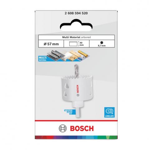 Боркорона Bosch ММ 57 мм, снимка 4 - Боркорони bi-metal