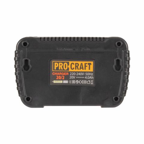 Зарядно устройство Procraft 20V двойно, снимка 2 - Батерии и зарядни устройства