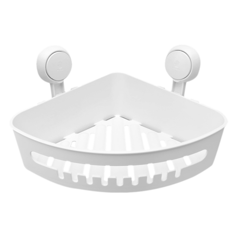 Ъглова кошница с вакуумно закрепване - Етажерки