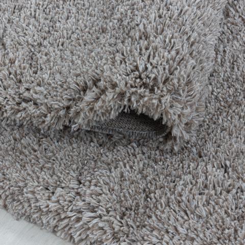 Килим Fluffy Beige Ф80 см, снимка 2 - Килими