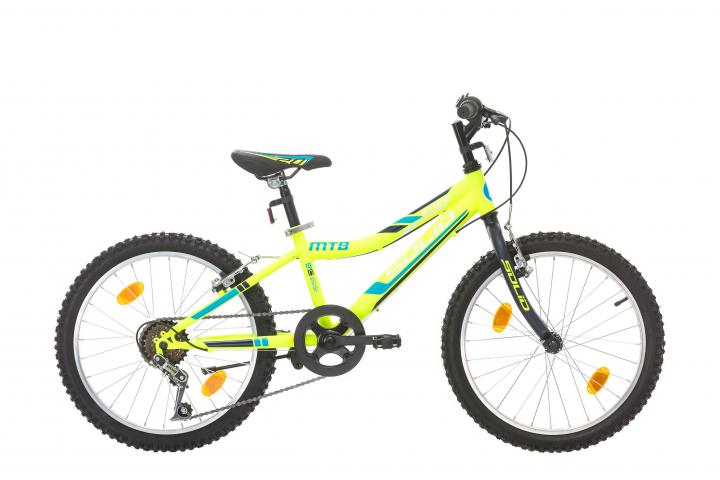 Велосипед STONE 20" зелен мат неон - 6 скорости - Велосипеди