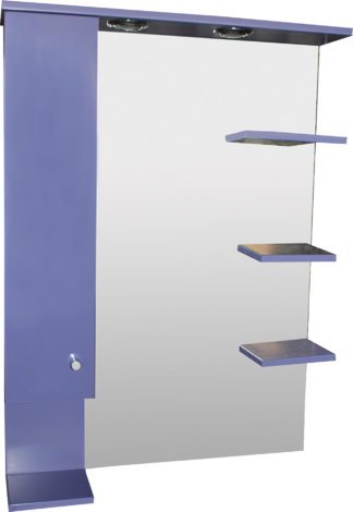 Горен PVC шкаф лилав - Мебели за баня