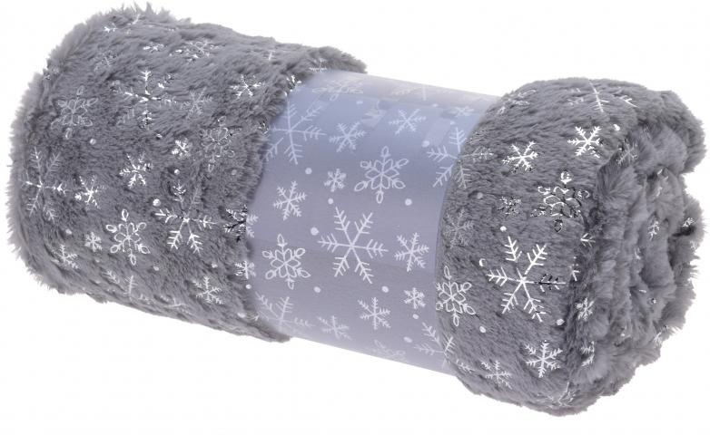 Одеяло Fleece 130x160 см сиво - Одеяла