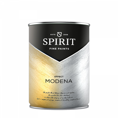 Ефектна боя Spirit Modena SILVER 1 л - Ефектни бои за стени