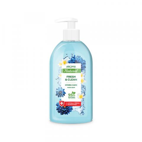 Течен сапун Аroma Natural Fresh&Clean помпа 500 мл - Други препарати