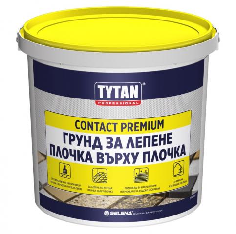 Грунд за непопиващи повърхности Tytan Contact 1.5 кг - Мазилки и грундове
