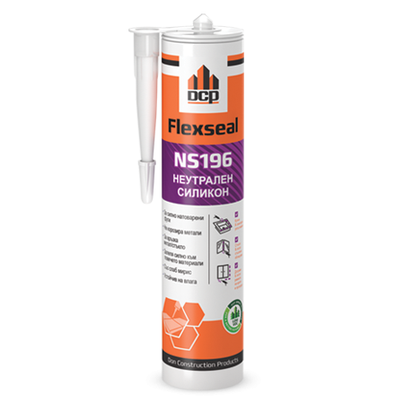 Неутрален силикон DCP Donseal NS196, прозрачен 280 мл, снимка 4 - Силикони
