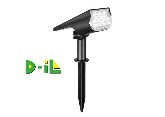 LED соларен стълб 0.5W 40Lm 3000К - Соларни лампи