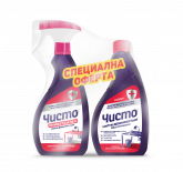 Чисто Мулти дезинфектант 500 мл. + 500 мл. пълнител