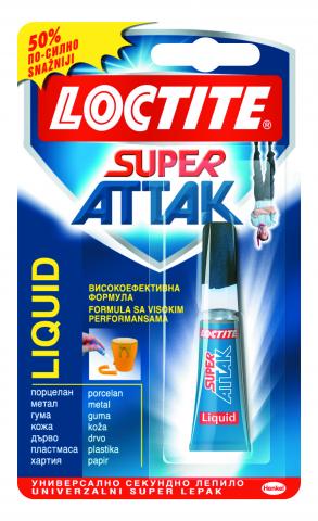 Лепило Loctite Super Attak  3 гр - Секундни лепила