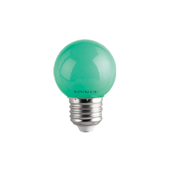LED крушка G45 1W E27 зелена 60lm - Лед крушки е27