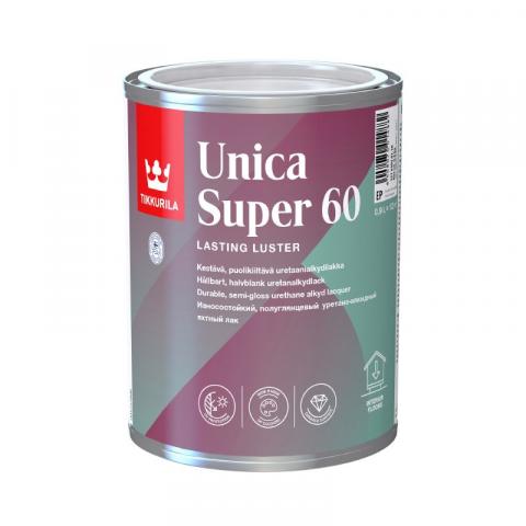 Супер лак Unica 60 полугланц 0.9 л - Яхтени лакове