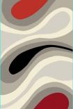 Килим SMART 4067A RED GREY, 120/180