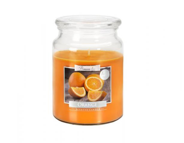 Свещ с капак Портокал - Свещи