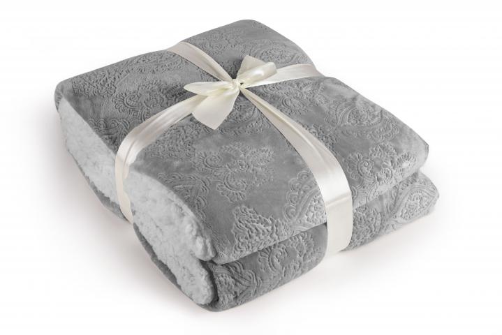 Одеяло Маджестик сиво 200x220 см - Одеяла