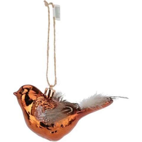 Коледна декорация птица 10х4х10 см 3 дизайна, снимка 3 - Висулки за елхата