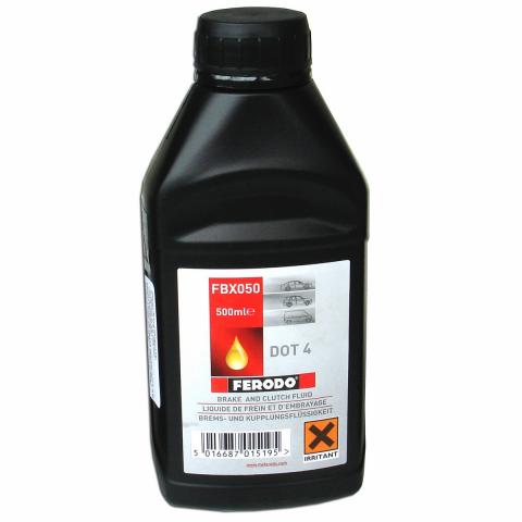 Спирачна течност FERODO DOT 4, 0.5 L - Спирачна течност
