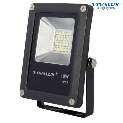 LED прожектор HELIOS LED 10W 800lm 6400K черно IP65 - Led прожектори