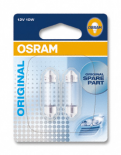 Aвто крушка 10W Osram 12V SV8.5-8