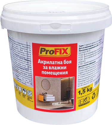 Profix боя за влажни помещения 1.5кг - Бои за баня и кухня