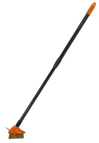 Телена четка за почистване на фуги с телескопична дръжка 80-140 cm - Аксесоари за градински инструменти