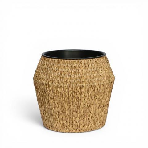 Кашпа ратан 41.5х41.5х37.5 см - Ратанови кашпи