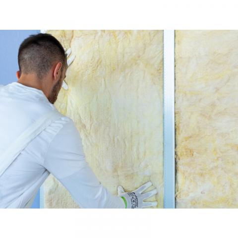 Стъклено-минерална вата Fabric Roll 0.038 50x600x7500 мм, снимка 2 - Вата