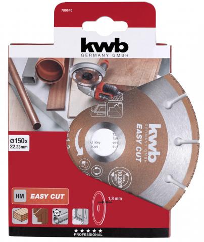 Универсален карбиден диск KWB Ф 150 мм, снимка 2 - Дискове за други материали