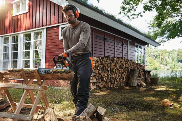 Бензинов верижен трион Stihl MS 182, снимка 3 - Верижни триони