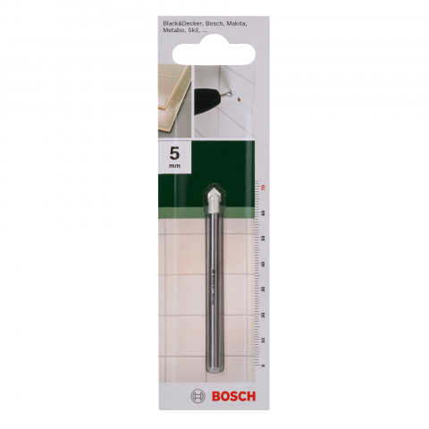Свредло за стъкло Bosch 5х70 мм - Свредла за стъкло, фаянс и гранитогрес
